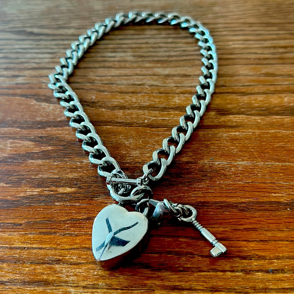 Lock and Key Heart Necklace